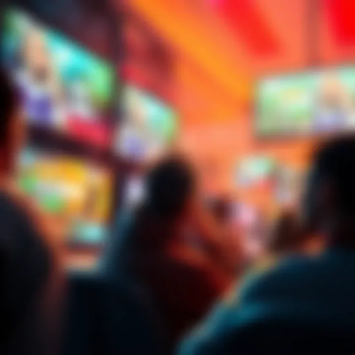 A frustrated group of players looking at their screens showing decreasing bonus amounts and advertisements for streamer partnerships at Stake