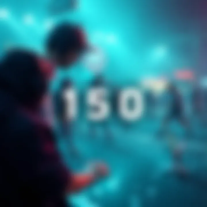 A graphic showing only 150 players represented among a large pool of 600,000, illustrating the drop in community participation due to recent bans.