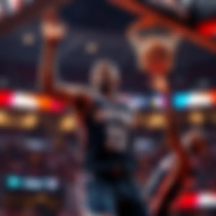 Dennis Schroeder celebrates after scoring a basket during an intense game, surprising fans with his performance