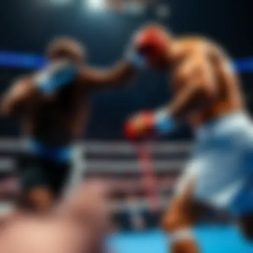 Derrick Lewis delivers a powerful punch to Josh Hokit during a match at Trump's birthday event