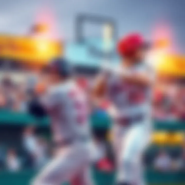 Dinger Derby Picks for April 21 Baseball players preparing for the Dinger Derby, showcasing G. Mitchell and E. Cruz in action