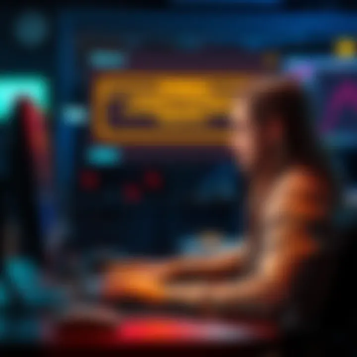 A person sitting in front of a computer looking disappointed after winning a large amount of money on The Boss.us, with a message about promotional funds on the screen.