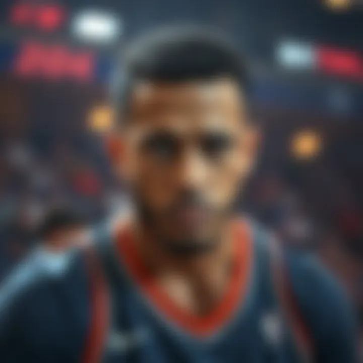 A player looks dejected after a loss at the King of the Court event, reflecting on their 2K gaming experience with friends.