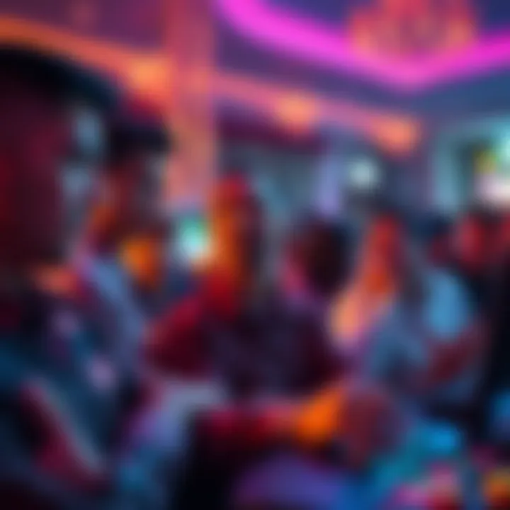 A group of frustrated players discussing their concerns about declining rewards at an online casino.