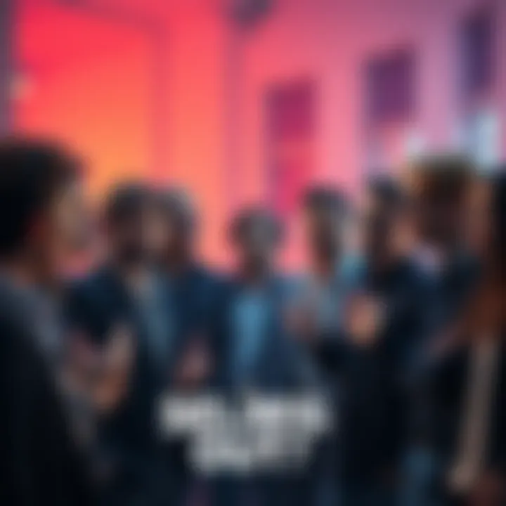 A group of people engaged in a heated debate about a controversial sale, expressing varied opinions and emotions.