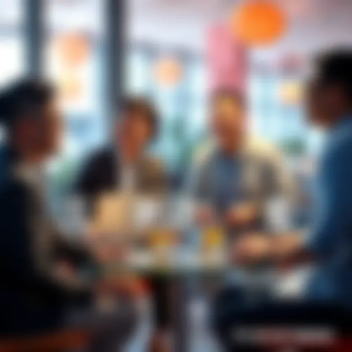 Four experts sharing insights about dongs in a casual setting