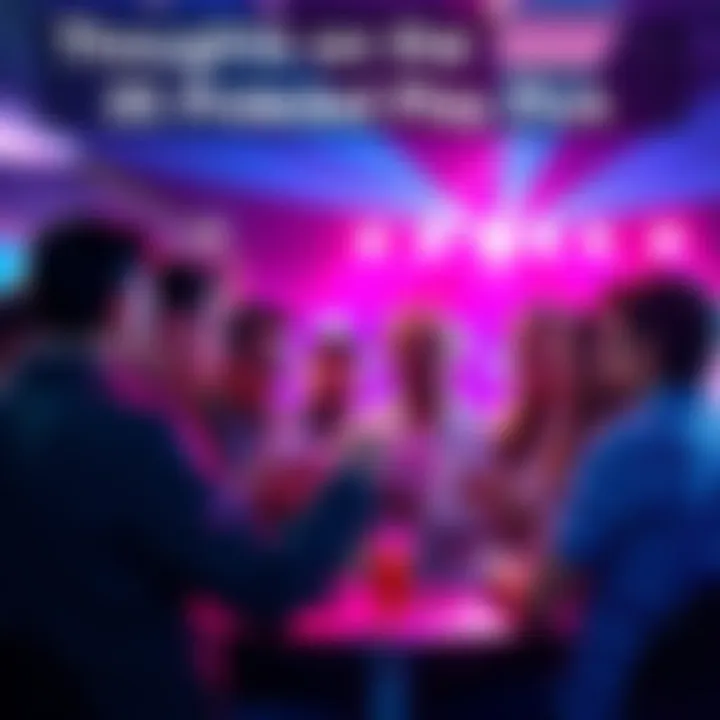 A group of people engaging in a lively discussion about the $35 protected play pick, sharing thoughts and opinions.