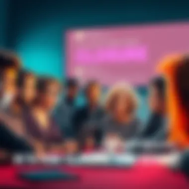 A group of people discussing a online forum thread about its potential closure, showing a mix of emotions and opinions.