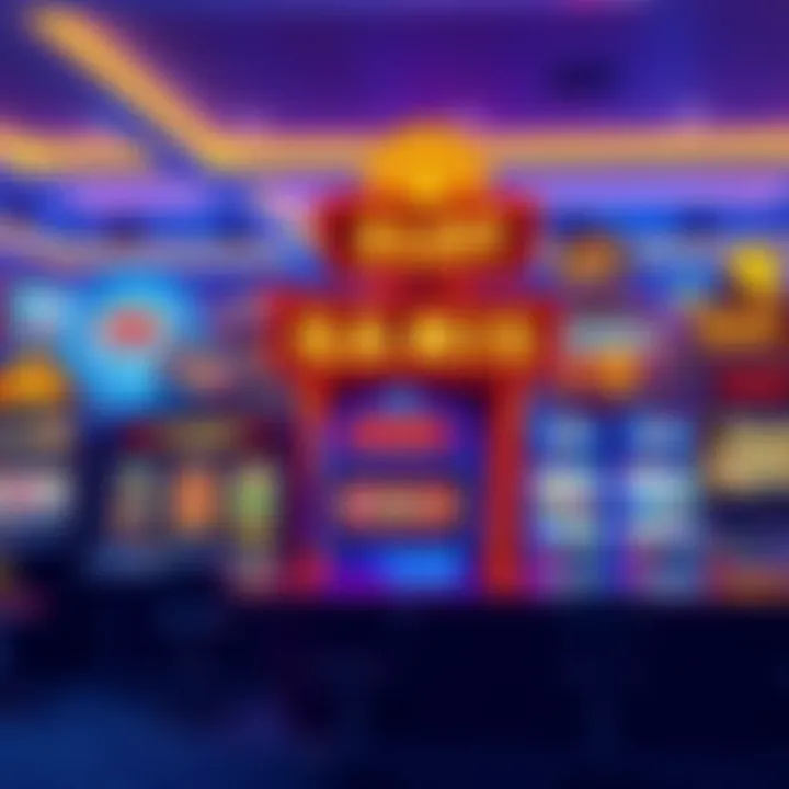 A collection of slot machines and table games that people avoid playing due to boring bonuses and dull mechanics.