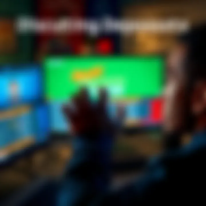 Disputing Deposits on DraftKings A person looking at a computer screen showing DraftKings with a worried expression, contemplating disputing deposits