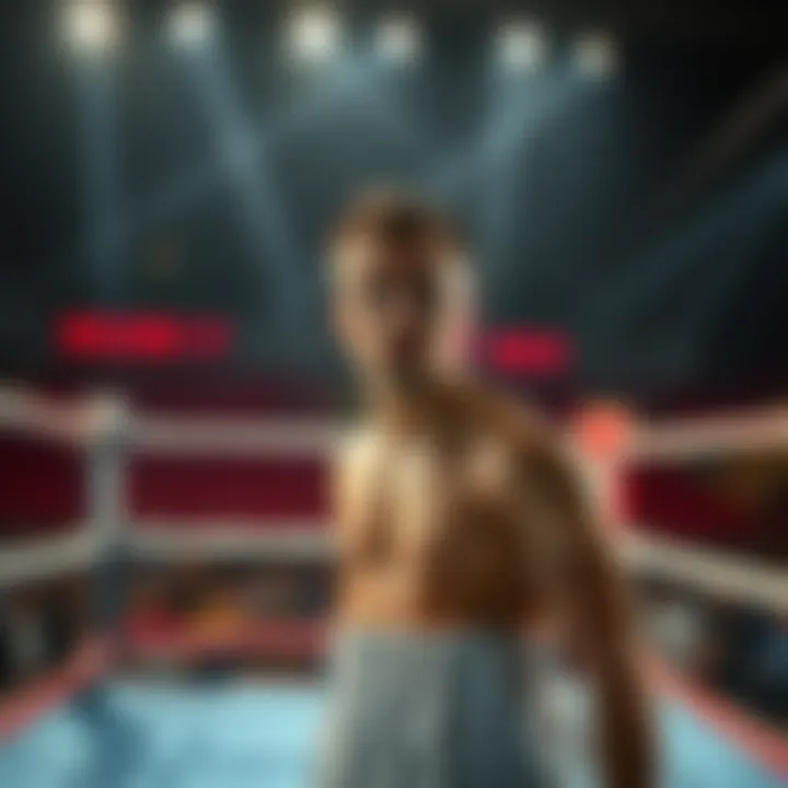 Dolidze stands in the fight ring with a confused expression, showing reluctance to engage in the match