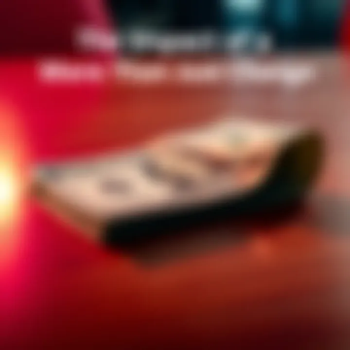 A close-up of a crisp one dollar bill lying on a wooden table, symbolizing its impact on daily life and economy.
