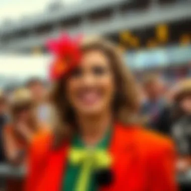 Donna Brothers smiles as she announces her departure from NBC at the Kentucky Derby event