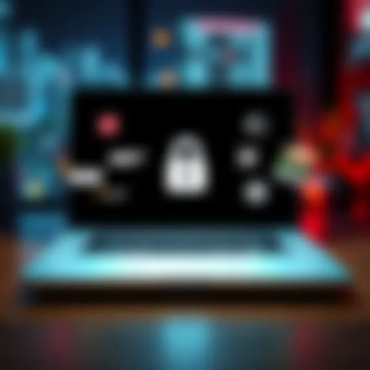 A visual representation showing a laptop with a lock symbol, indicating an inactive account, alongside icons of popular betting platforms like Bet MGM, FanDuel, and DraftKings.