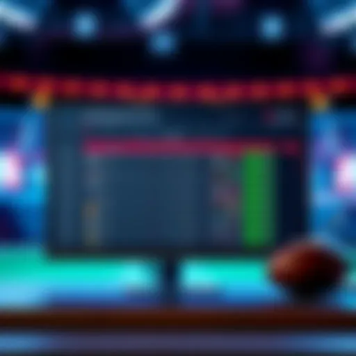 A screenshot of a browser-based tool displaying real-time NFL Best Ball draft strategies with team stacks and player selections.