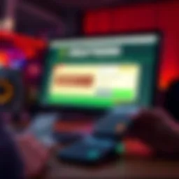 A person analyzing a Draftking bonus offer on a computer screen with a calculator and cash in the foreground.