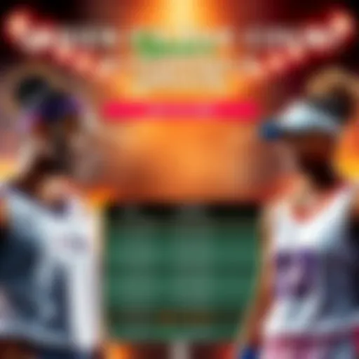 Graphic showing the current rankings of players in the DraftKings Queen of the Court competition as of July 22, 2025, with highlighted top players and their positions.