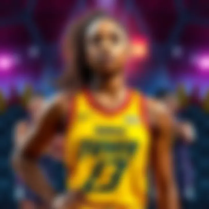 Dearica Hamby leads with high performance, surrounded by Indiana Fever players ranking in top five