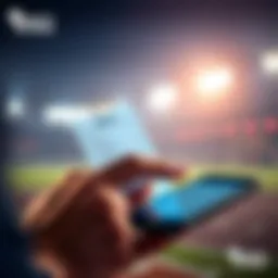 A person looking at a DraftKings betting slip on a smartphone, contemplating recent changes in betting rules.