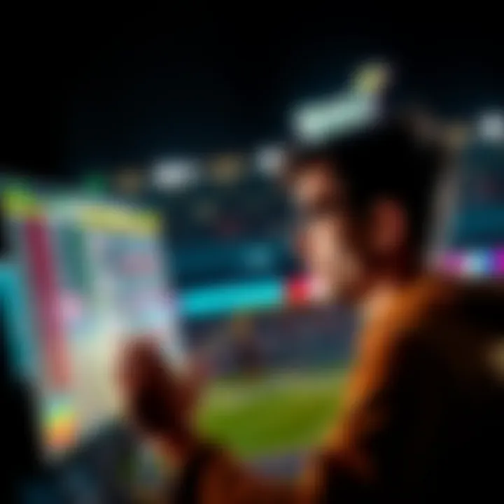A person looking at betting odds on a DraftKings screen while considering a parlay bet for top finishes.