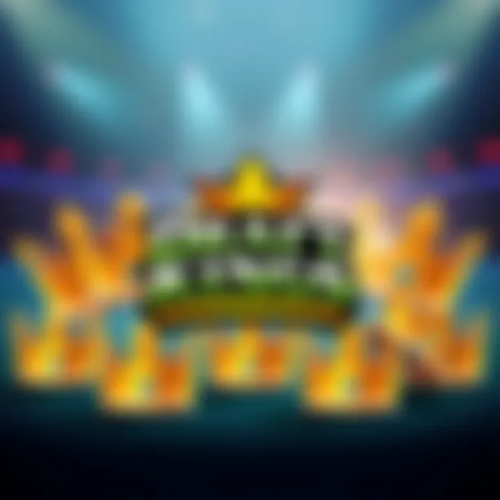 DraftKings Logo with Crowns A digital illustration showing the DraftKings logo surrounded by several gold crowns, representing rewards and achievements in betting.