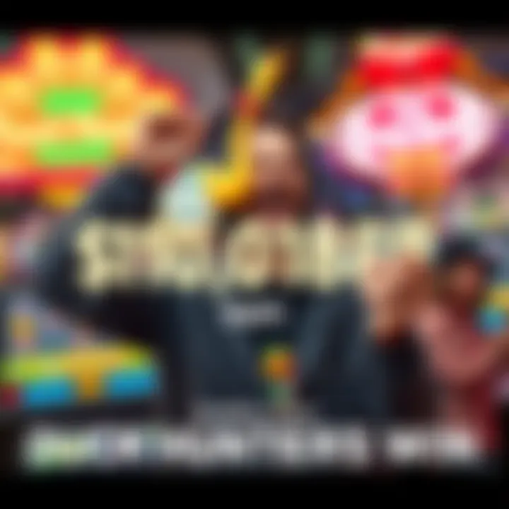 A person celebrating a big win while playing duck hunters, showing excitement with a cash prize in hand.