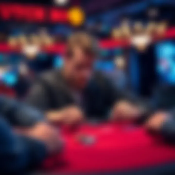Dutch Boyd at the Poker Table Dutch Boyd performing chip tricks at the 2026 Main Event