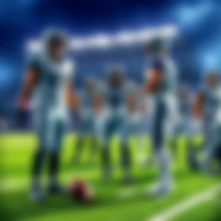 Players from the Eagles and Cowboys team prepare for an NFL game, highlighting key moments of the matchup.