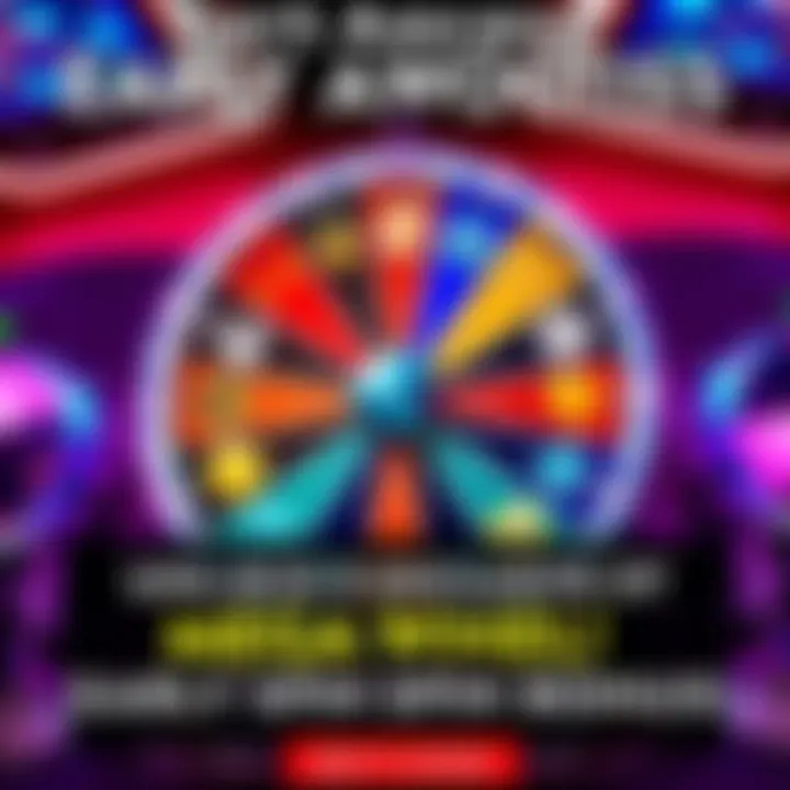 Early Access Mega Wheel Spin Bonus A colorful wheel with various reward sections spins, inviting players to join and earn bonuses.