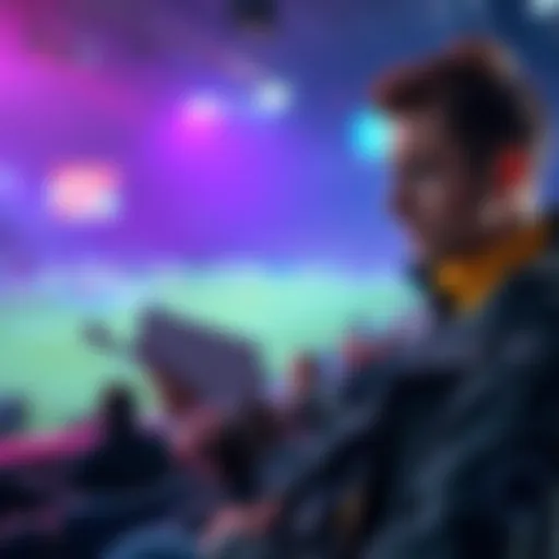 A bettor looking concerned while checking a betting slip as an injured player is shown on the screen