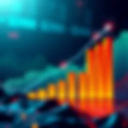 A bar graph showing earnings increase from 2400 to over 3000, highlighting financial growth and risk management strategies.