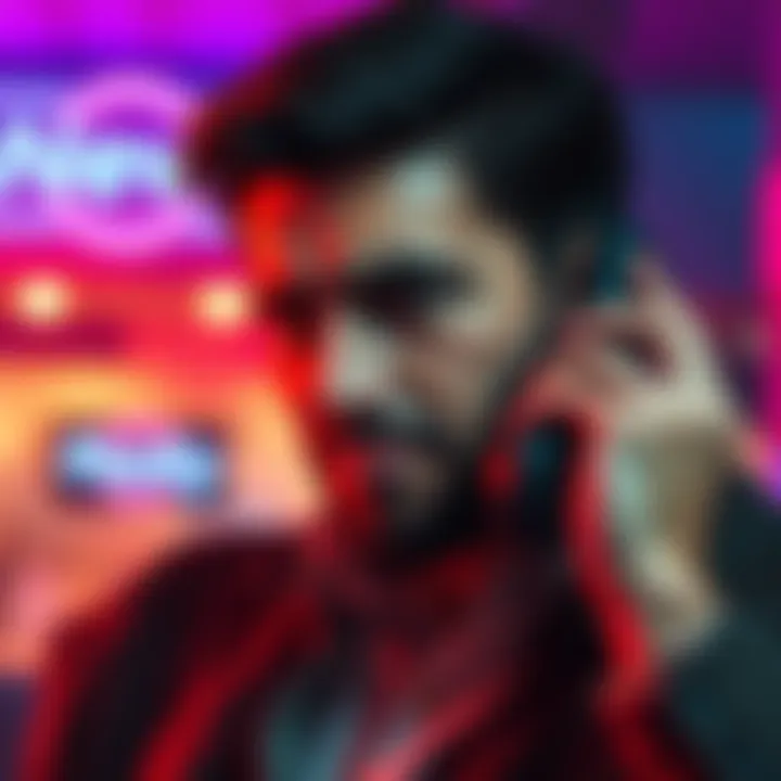 Eddie talking on the phone, looking disappointed about Postly