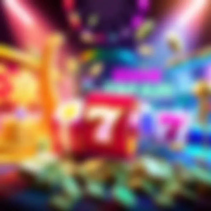 Colorful graphic showing Eddie stream code promotions with symbols of money and slots