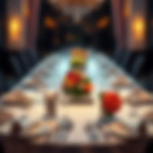 A beautifully arranged dining table with fine china, polished silverware, and neatly folded napkins, ready for a meal.