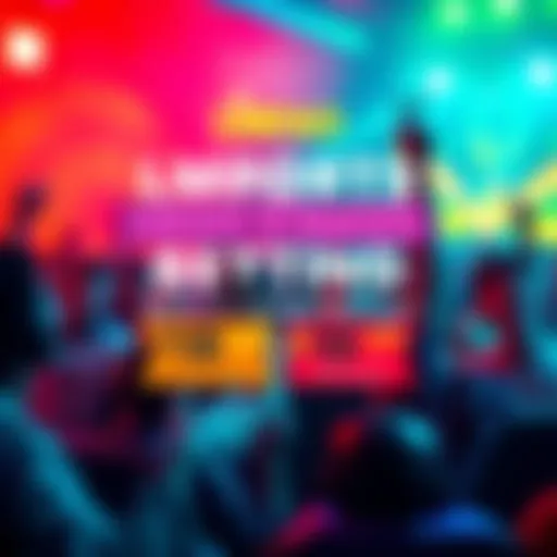 A graphic showing LMFAO's high-stakes esports betting promotion with vibrant colors and excited players, featuring a deposit and wager amount alongside a bonus offer.