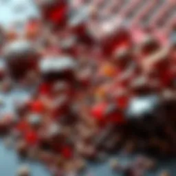 A visual representation of different game seeds and their unique patterns affecting gameplay behavior