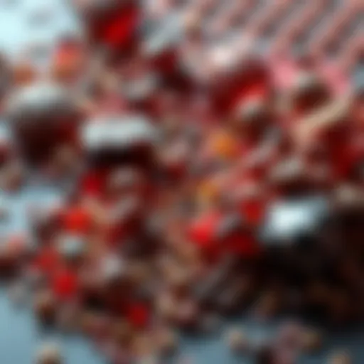 A visual representation of different game seeds and their unique patterns affecting gameplay behavior