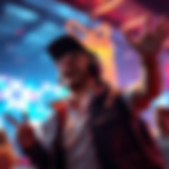 A player celebrating after receiving a bonus from their VIP host, showing excitement to return to gaming
