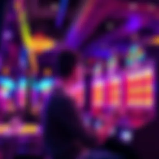 A player enjoying a vibrant game of Plinko at STACKR Casino with colorful lights and big multipliers