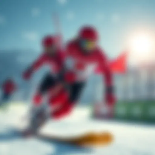 Exciting Olympic Game Athletes from Canada and the Czech Republic competing in a thrilling game at the 2026 Olympics