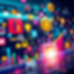 Exciting Opportunities A vibrant graphic showcasing various exciting market opportunities with colorful icons representing success, growth, and investment, attracting attention.