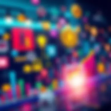 Exciting Opportunities A vibrant graphic showcasing various exciting market opportunities with colorful icons representing success, growth, and investment, attracting attention.