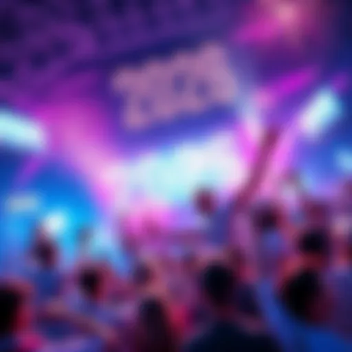 A vibrant scene showcasing people celebrating and enjoying various fun activities in 2026