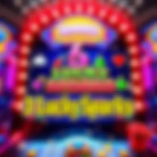 A vibrant slot machine display with colorful symbols and shining lights, showcasing the fun and engaging gameplay of 3 Lucky Sparks, inviting players to join the action and win big.