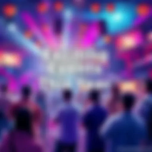 A collage of lively events, celebrations, and gatherings happening this year, showcasing various people enjoying activities and festivities.