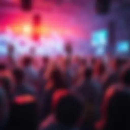 People gathering with excitement for Monday CBB events