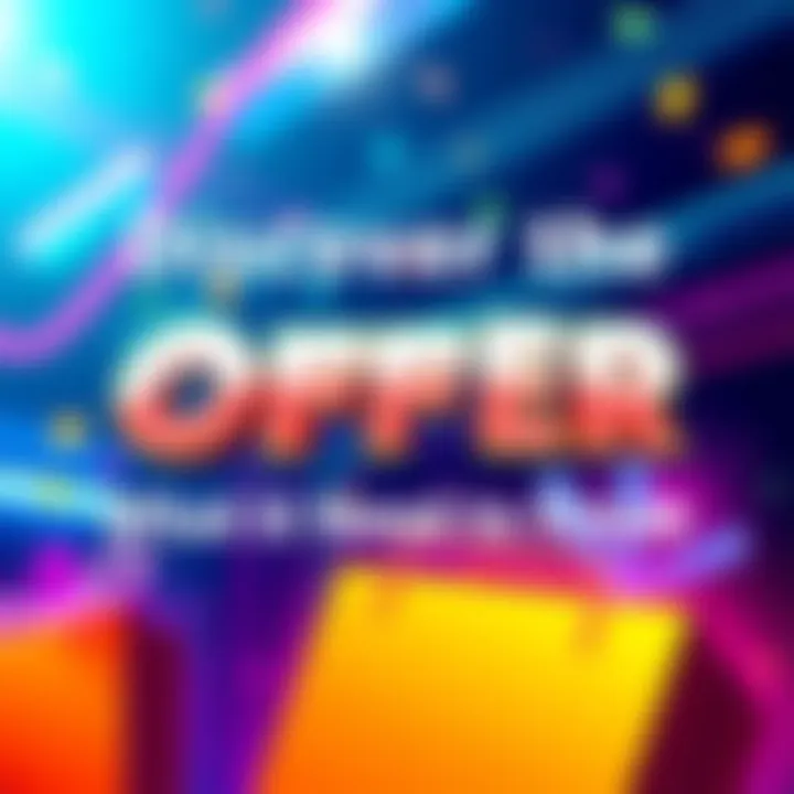 Exciting Offer Announcement A bright graphic showcasing a new offer with bold text and colorful design