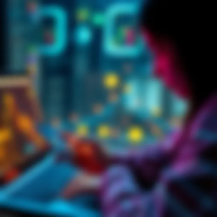 A person using an iPhone and a laptop, exploring different cryptocurrency wallets for secure staking after Exodus wallet issues.