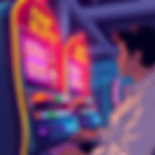 Illustration showing a gaming machine missing fair slots, with a concerned player looking on.