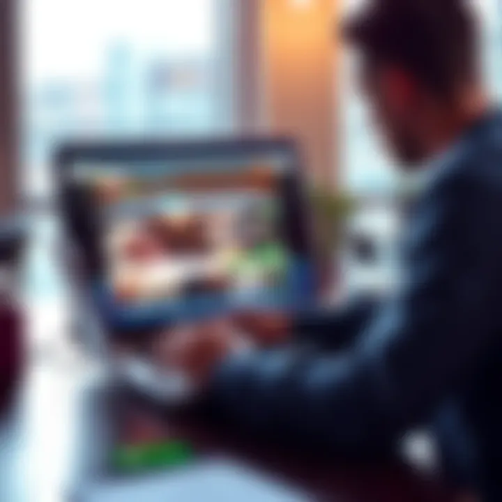 A person reviewing sports betting strategies on a laptop with FanDuel and DraftKings websites open.